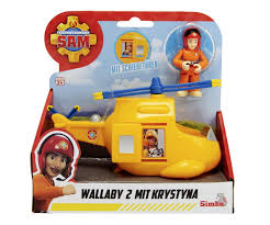 FIREMAN SAM JUNIOR WALLABY 2 WITH KRYSTYNA FIGURE