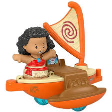 FISHER PRICE GXW04 LITTLE PEOPLE DISNEY PRINCESS MOANA WITH BOAT