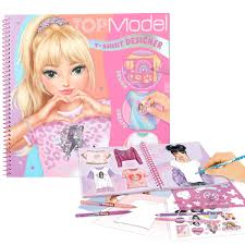 TOP MODEL 13585 T SHIRT DESIGNER COLOURING BOOK