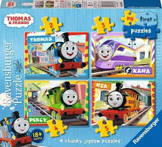 RAVENSBURGER 031665 THOMAS AND FRIENDS 4 IN A BOX PUZZLE