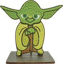 CRAFT BUDDY CAFGR-SWS005 DISNEY STAR WARS YODA CRYSTAL ART BUDDIES
