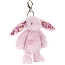 JELLYCAT BP4MAG THISTLEPOP BLOSSOM BUNNY BAG CHARM