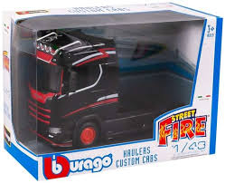 BURAGO 32207 CUSTOM CABS SCANIA S730 BLACK