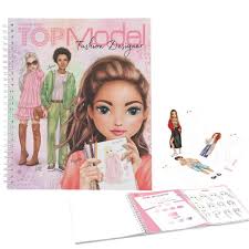 TOP MODEL 13582 FASHION DESIGNER COLOURING BOOK