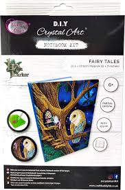 CRAFT BUDDY CANJ-1 CRYSTAL ART FAIRY TALES NOTEBOOK KIT