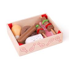 BIGJIGS BJ0474 WOODEN BUTCHERS MEAT CRATE