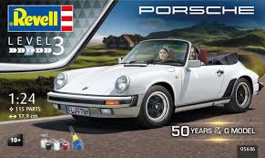 REVELL 05646  Gift set 50 years of the Porsche 911 G-Model: High-quality  Car Kit 1:24 SCALE