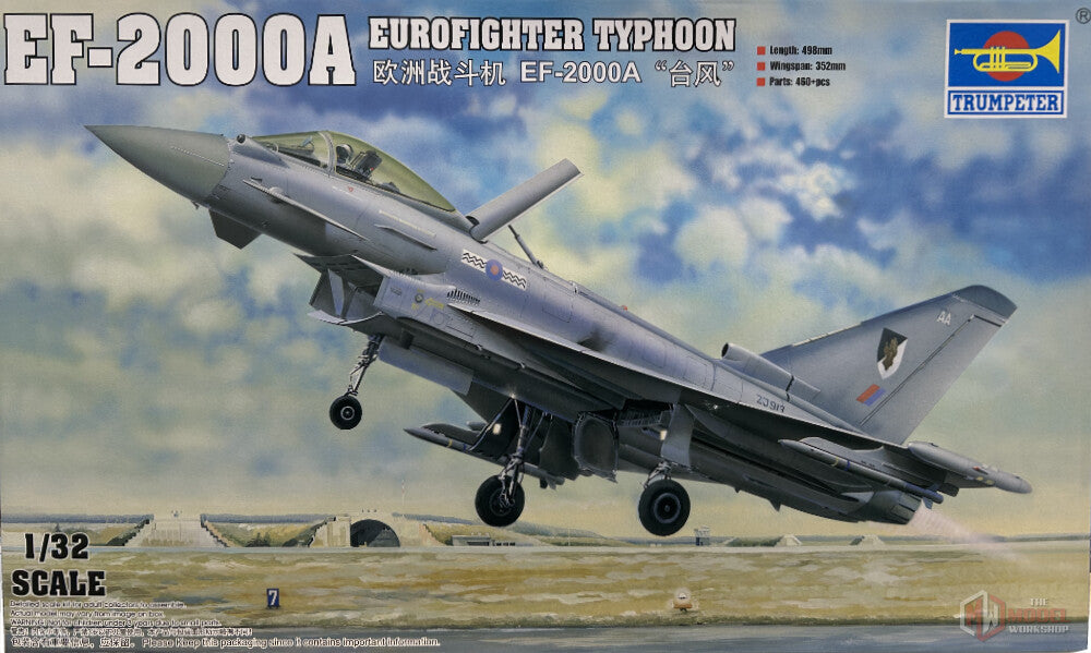TRUMPETER 02278 EF-2000A EUROFIGHTER TYPHOON 1/32 SCALE
