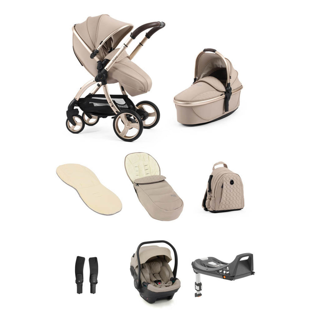 Egg 3 Travel System Bundle in Feather