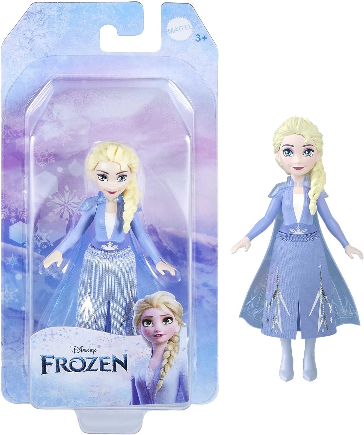 DISNEY FROZEN HLW98 ELSA SMALL 9CM DOLL