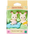 SYLVANIAN 5420 CHOCOLATE RABBIT TWINS