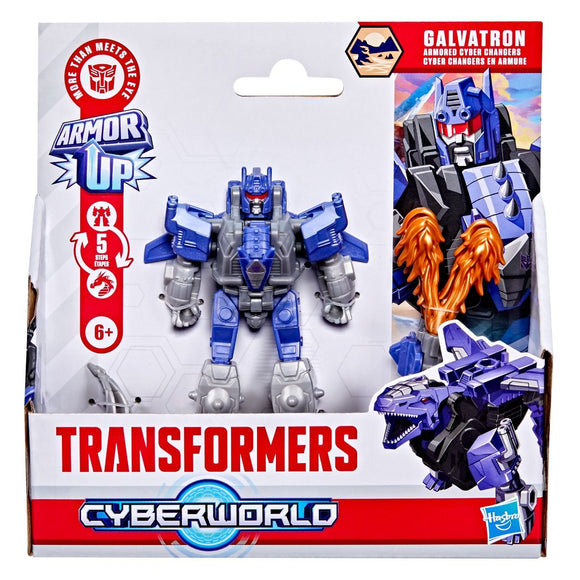 TRANSFORMERS CYBERWORLD G1052 GALVATRON ARMORED CYBER CHANGERS