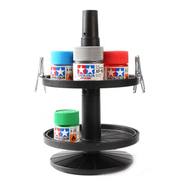 TAMIYA 74077 BOTTLED PAINT STAND TURNTABLE