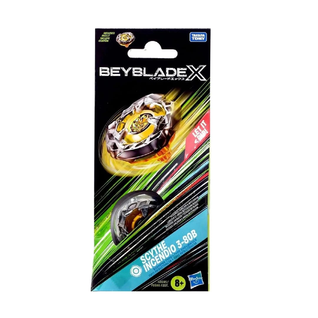 BEYBLADE X G0285 SCYTHE INCENDIO 3-80B SINGLE PACK