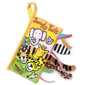 JELLYCAT BN444J JUNGLY TAILS SOFT BOOK