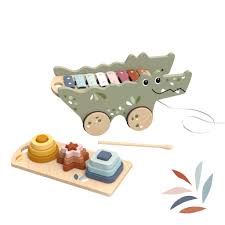 SPEEDY MONKEY CROCO XYLO 3 IN 1 ACTIVITY PULL ALONG