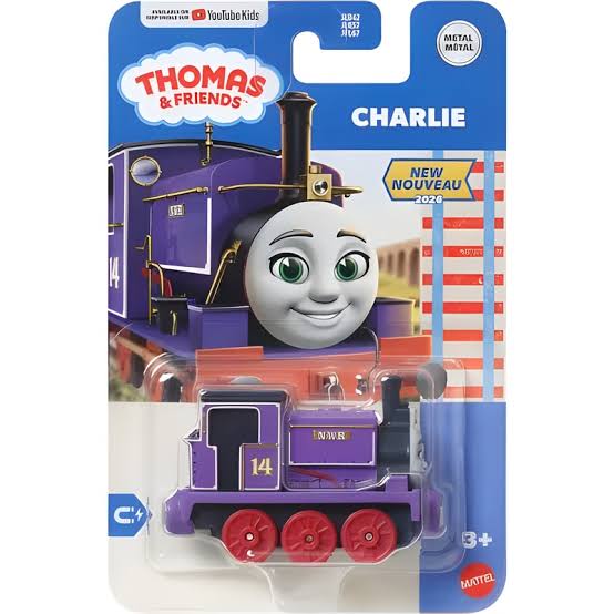 THOMAS & FRIENDS JLB59 CHARLIE DIECAST PUSH ALONG