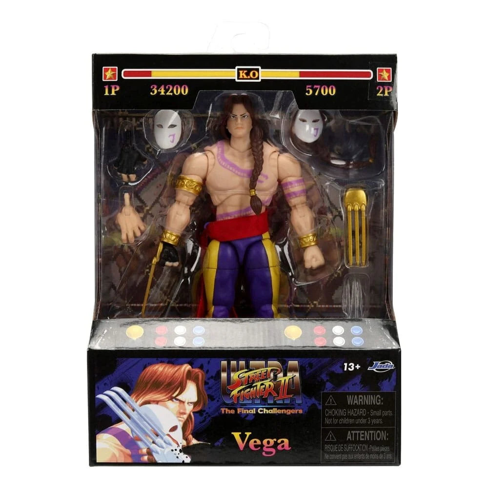 JADA 35172 ULTRA STREET FIGHTER II VEGA 6 INCH FIGURE