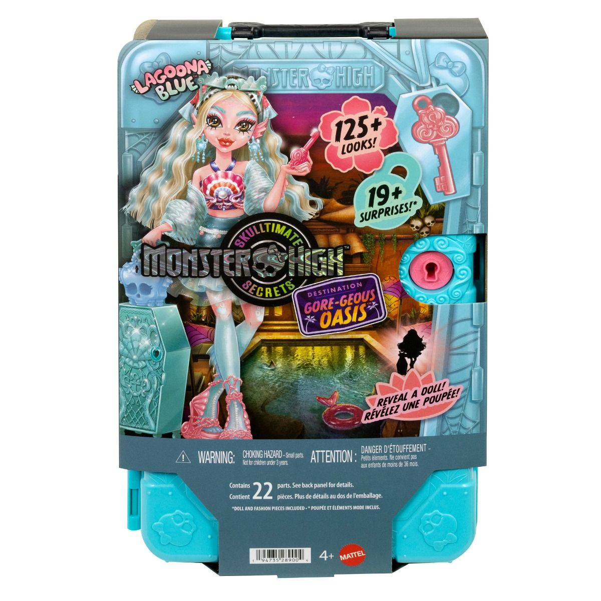 MONSTER HIGH JDR51 SKULLIMATE SECRETS OASIS LAGOONA BLUE