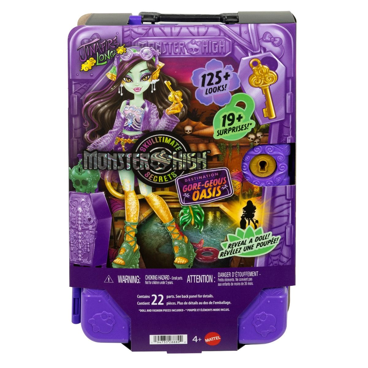 MONSTER HIGH JDR52 SKULLIMATE SECRETS OASIS JINAFIRE LONG