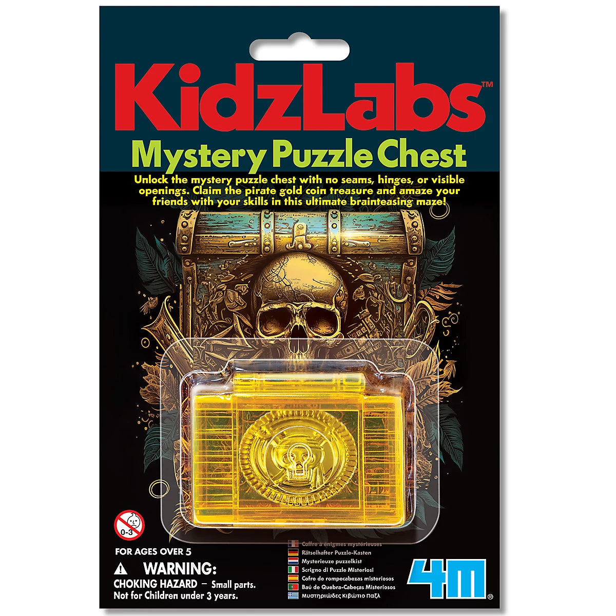 4M KIDZLABS 3466 MYSTERY PUZZLE CHEST