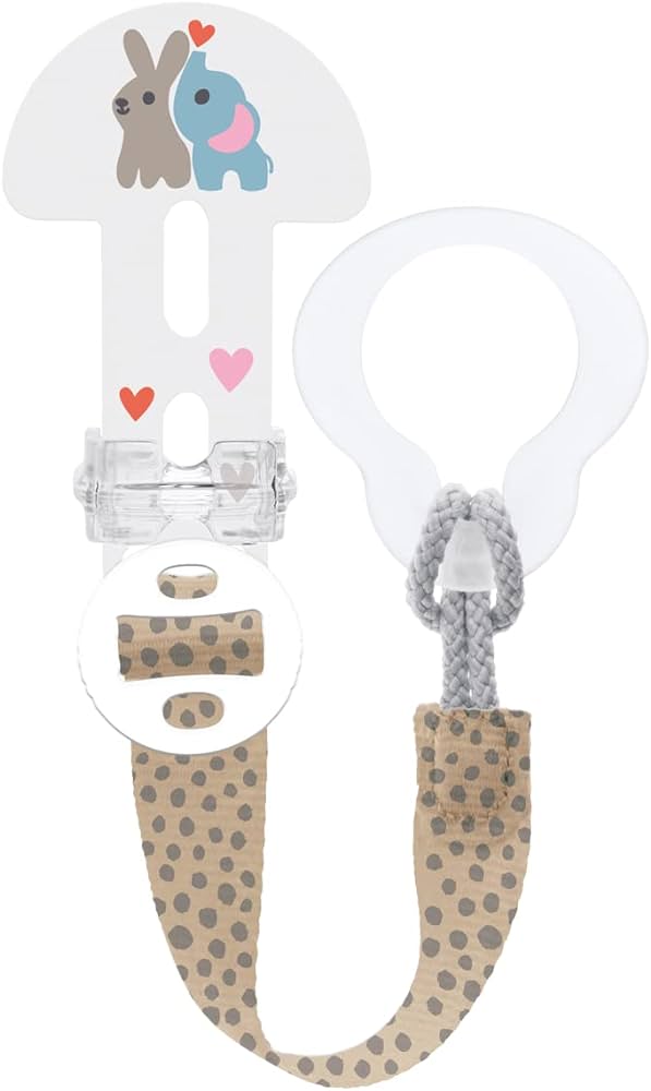 MAM Clip It Soother Holder- Pink Design may vary