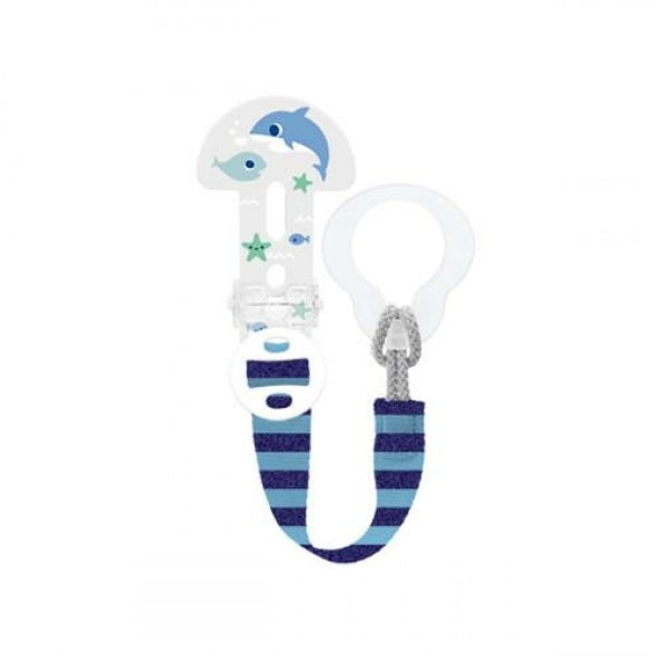 MAM Clip It Soother Holder- Blue