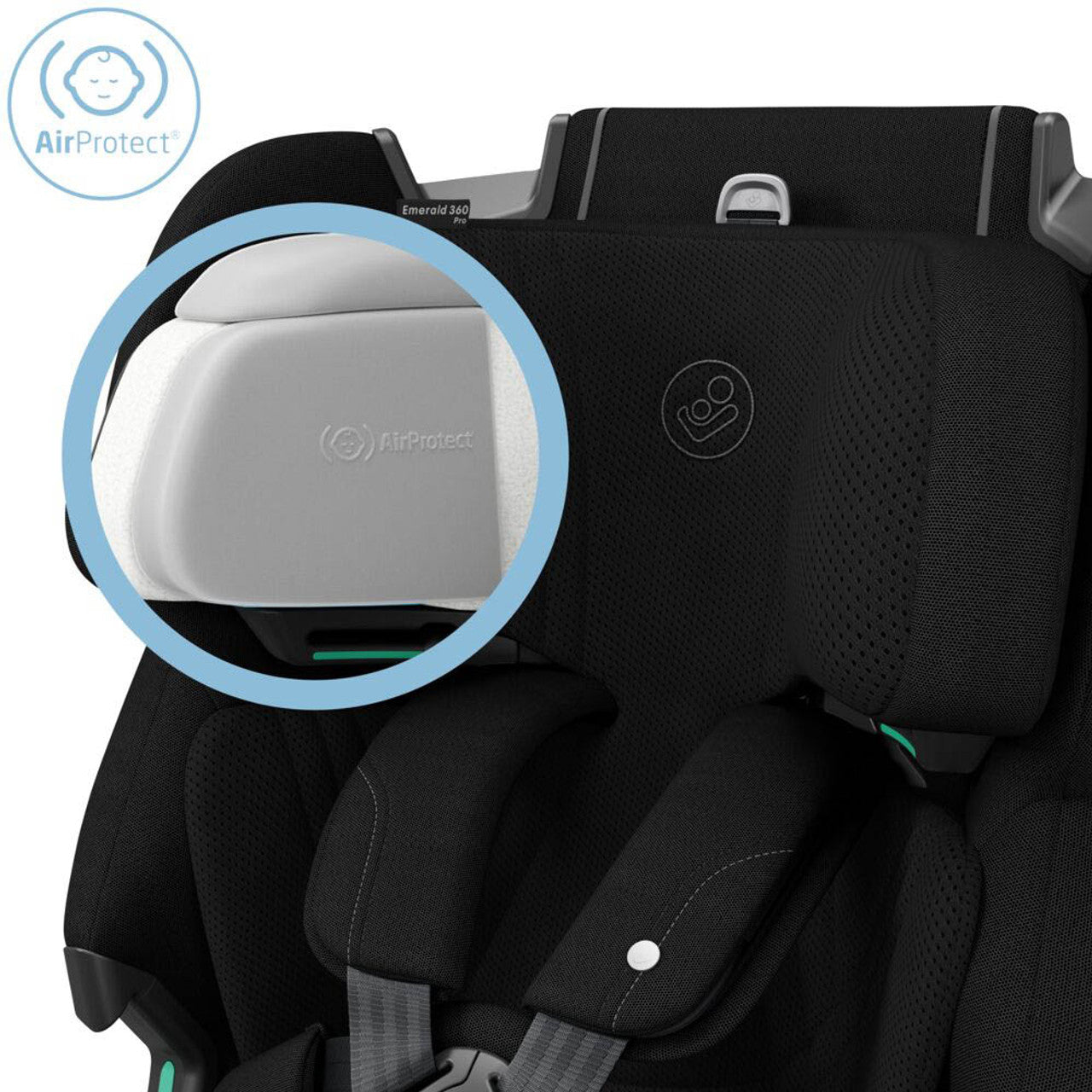 Maxi Cosi Emerald Pro isize Car seat Birth to 12 Authentic Black