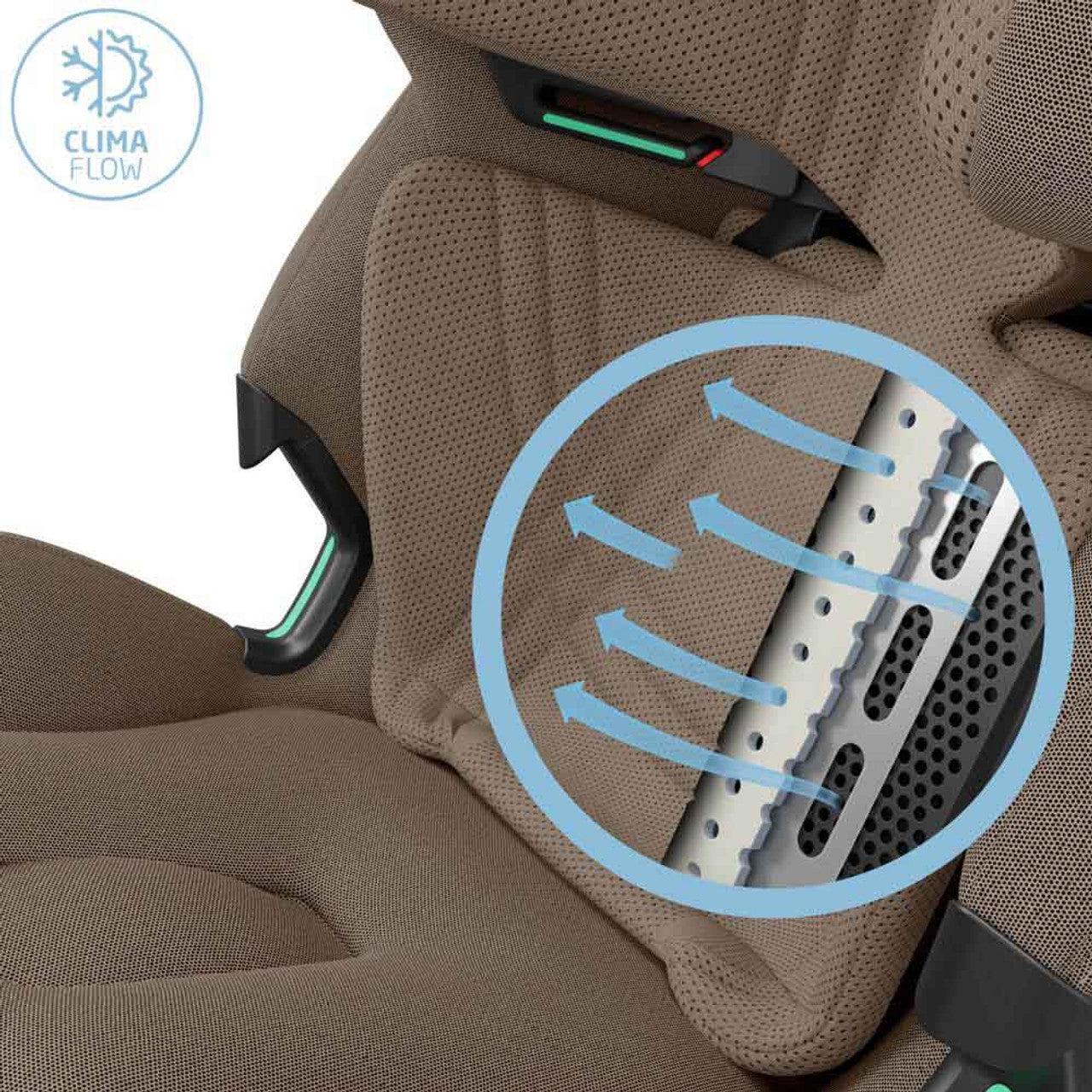 Maxi Cosi Emerald Pro isize Car seat Birth to 12 Authentic Truffle