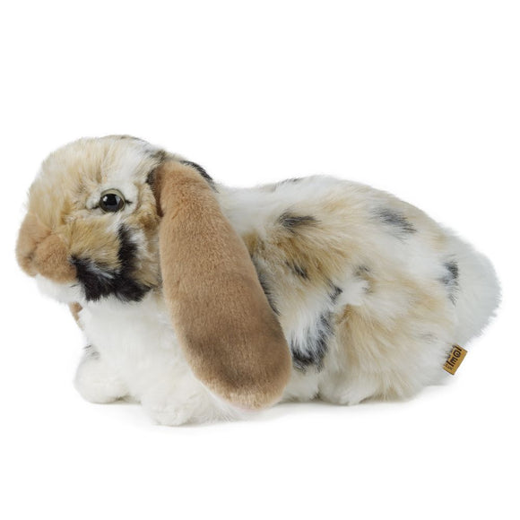 LIVING NATURE DUTCH LOP EARED RABBIT BROWN PLUSH SOFT TOY