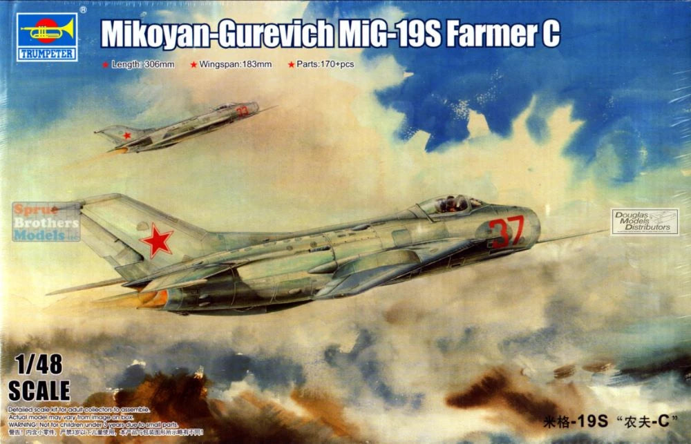TRUMPETER 02803 MIG-19S FARMER C 1/48 SCALE