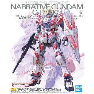 BANDAI SPRITS MK66308 MG 1/100 Narrative Gundam C-Packs Version Ka