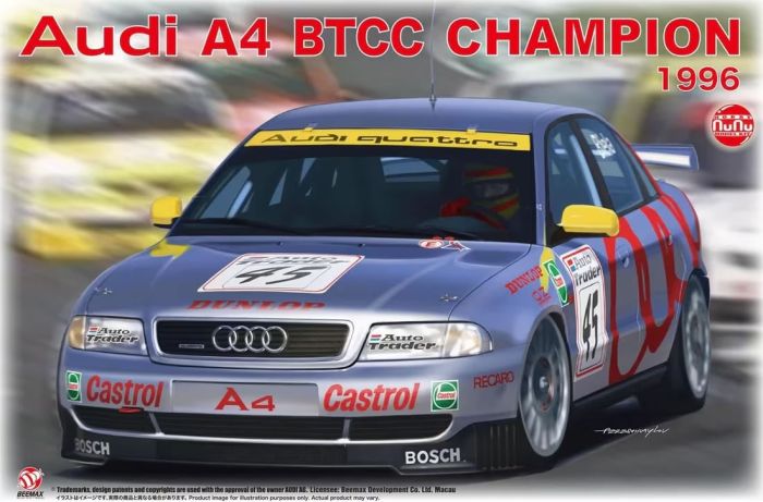 NuNu 24035 Audi A4 Bttc 1996 World Champion  1/24