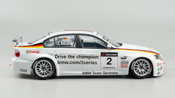 NuNu 24037 BMW 320 E90I Wtcc Brands Hatch 2008 Winner  1/24 Scale