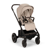 Nuna Mixx NEXT Travel System in Biscotti with Arra Flex Car seat and Curve Base