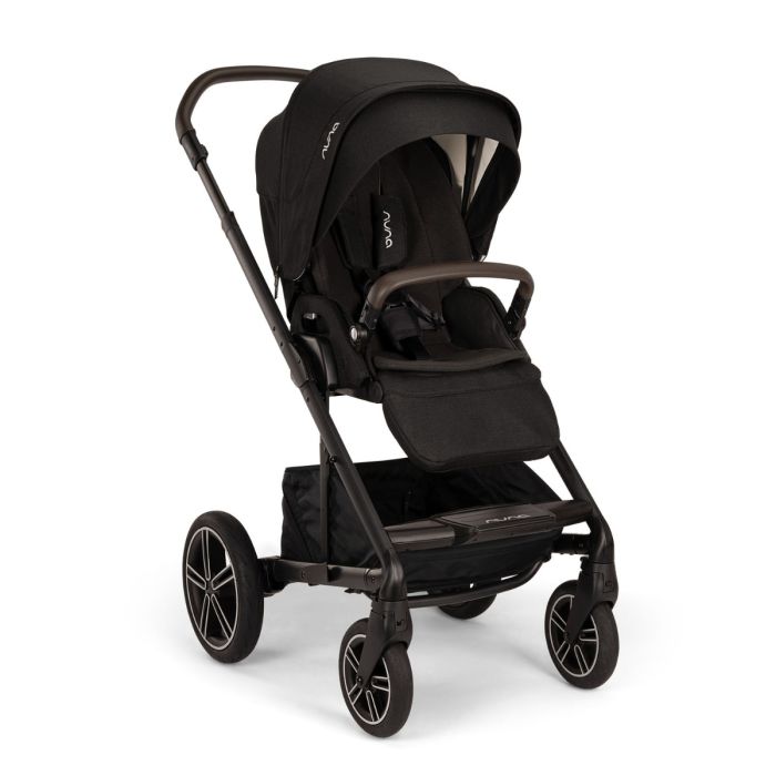 Nuna Mixx NEXT Travel System in Caviar with Arra Flex Car seat and Curve Base