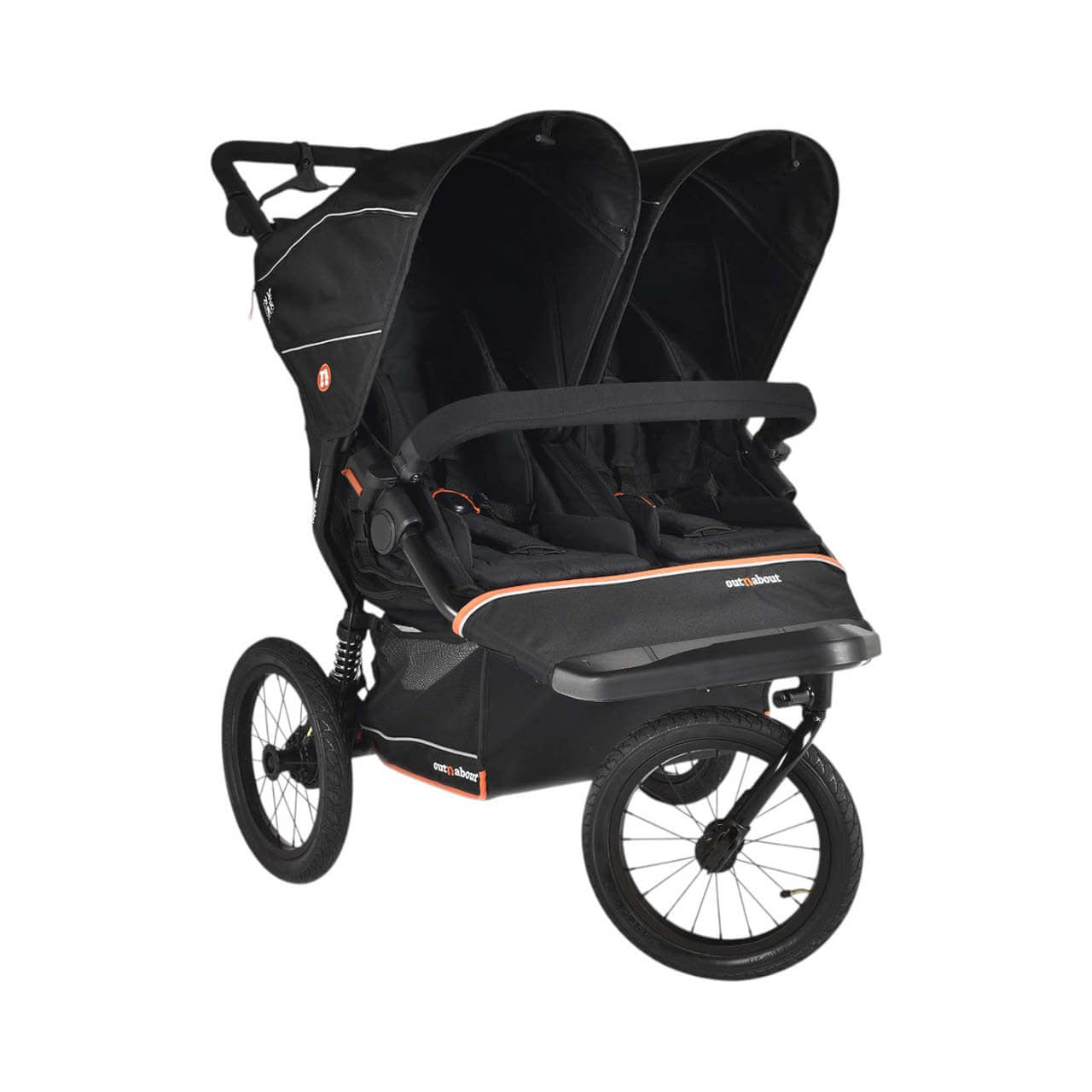 Out n About Nipper Double V6 PLUS Summit Black