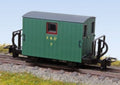 PECO GR-582A Quarryman 2 Balcony Brake Coach Ffestiniog Railway Green 7  OO9 SCALE