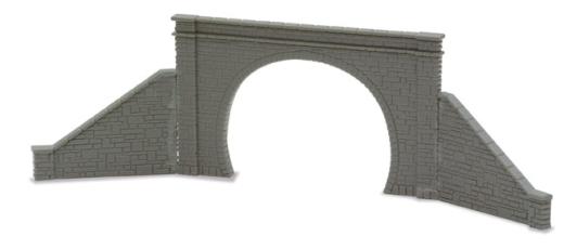 PECO NB-32 DOUBLE TRACK TUNNEL  BRIDGE SIDES AND RETAINING WALLS N GAUGE