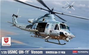 ACADEMY US Marines UH-1Y Venom Utility Helicopter 1/35 Scale