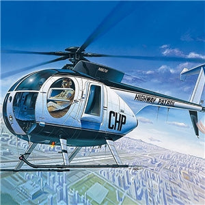 ACADEMY 12249 US Police Hughes 500D Helicopter   1/48 SCALE