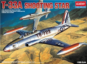 ACADEMY 12284 US Air Force T-33A Shooting Star Training Aircraft 1/48 SCALE
