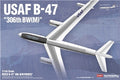 ACADEMY 12618  US Air Force B-47 306th BW(M) Bomber Aircraft  1/144 SCALE