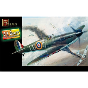 Pegasus Models 8411 British Royal Air Force Spitfire Mk I Fighter Aircraft (Snap Kit)  1/48 SCALE