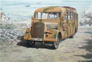 RODEN 726 German Army Opel Blitz W39 (Late WWII Service) Omnibus 1/72 SCALE