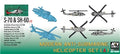 AFV SE70009 Modern Anti-Submarine Helicopter Set A 1/700 SCALE