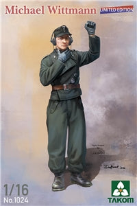 TAKOM 1024 German Army Michael Wittmann WWII Tank Ace Limited Edition Figure No 2 1/16 SCALE