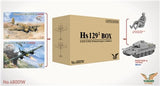 TAKOM 48001W Hs 129² Big Box Limited Edition (2 aircraft 1 tank + figures)  1/48 SCALE