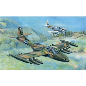 TRUMPTER 02888 US Air Force A-37A Dragonfly Ground-Attack Aircraft  1/48 SCALE