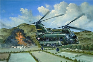 TRUMPETER 05113  US Army ACH-47A Chinook Armoured Helicopter Gunship 1/35 SCALE